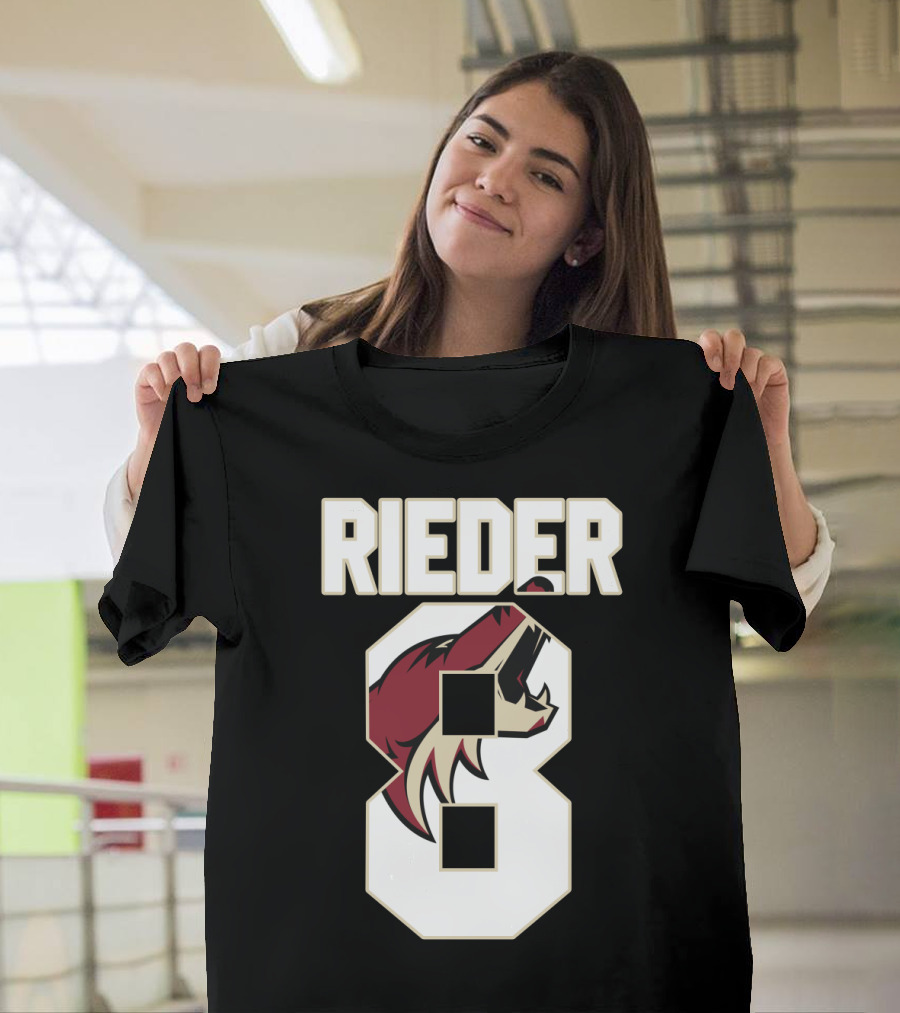 Arizona Coyotes Tobias Rieder Number 8 NHL Team T-Shirt