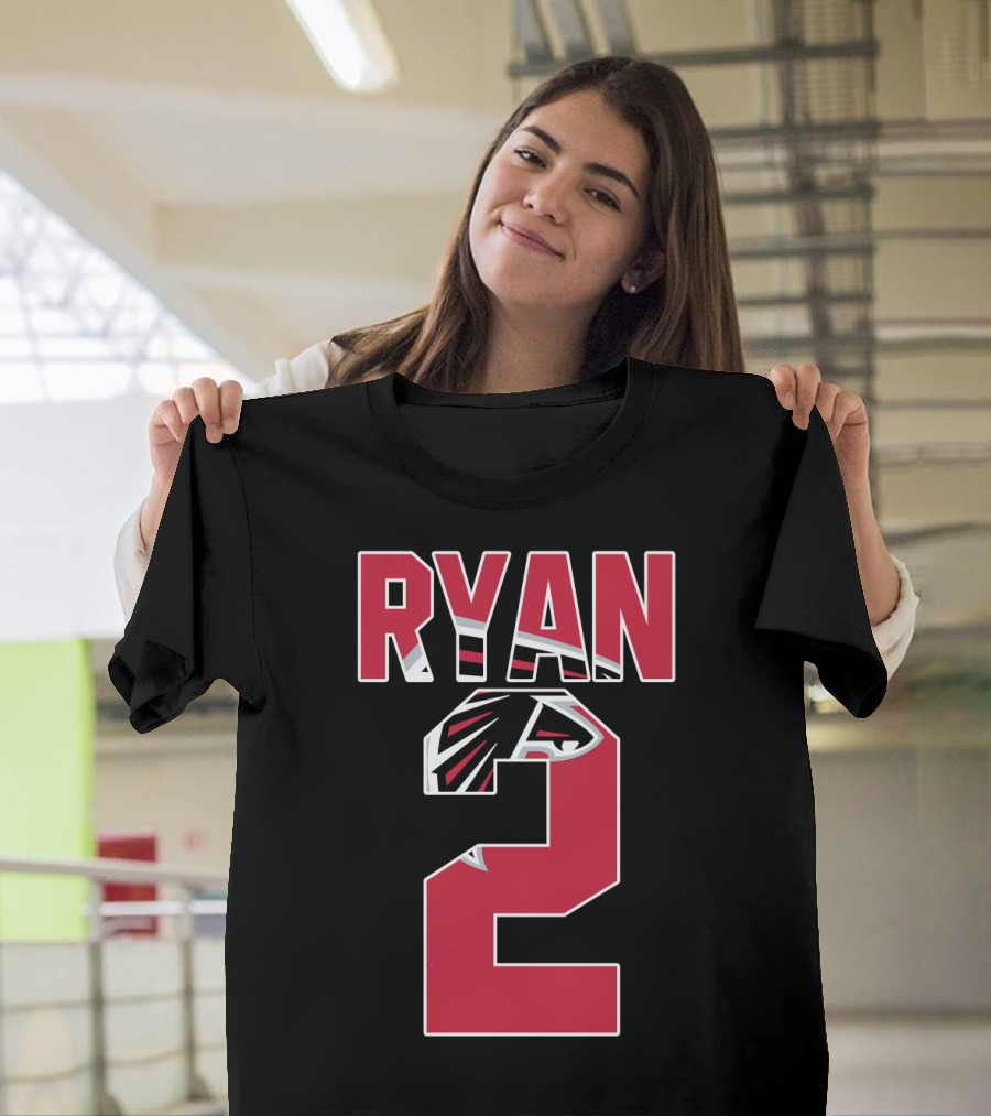 Atlanta Falcons Matt Ryan Number 2 Jersey Fan T-Shirt