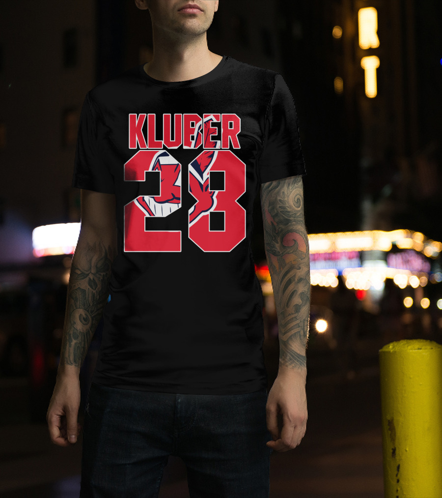 Corey Kluber 28 Cleveland Indians T-Shirt