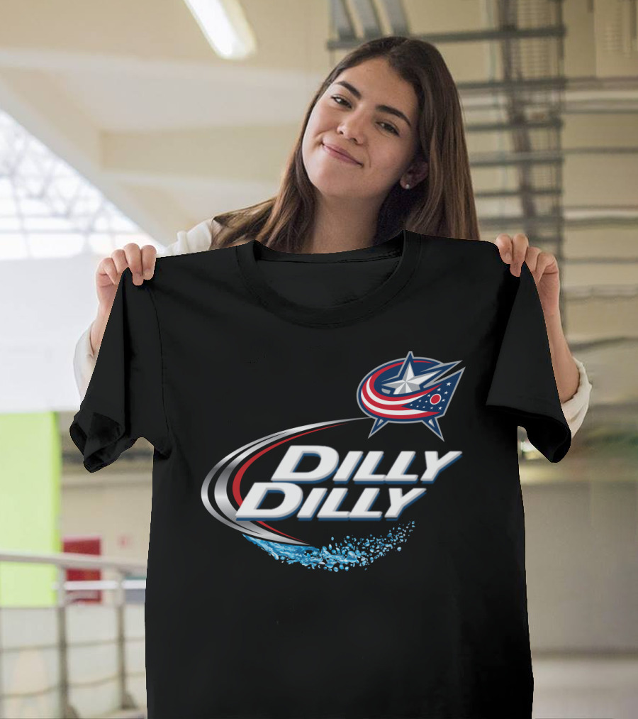 Columbus Blue Jackets Dilly Dilly Fan NHL Hockey T-Shirt