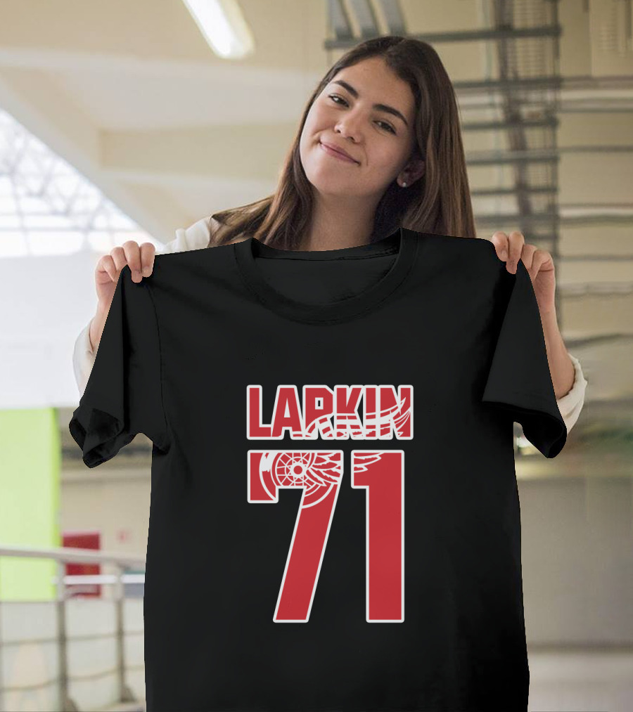 Detroit Red Wings Dylan Larkin 71 NHL T-Shirt
