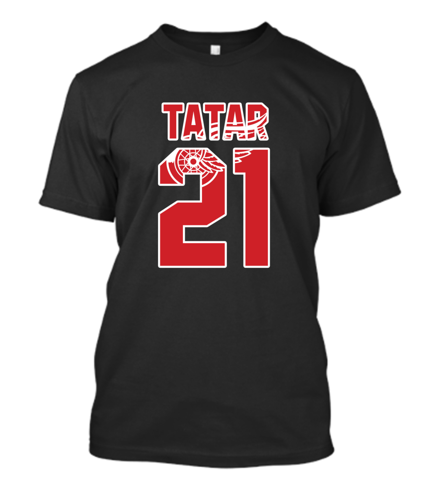 Detroit Red Wings Tomas Tatar 21 NHL Hockey Number T-Shirt