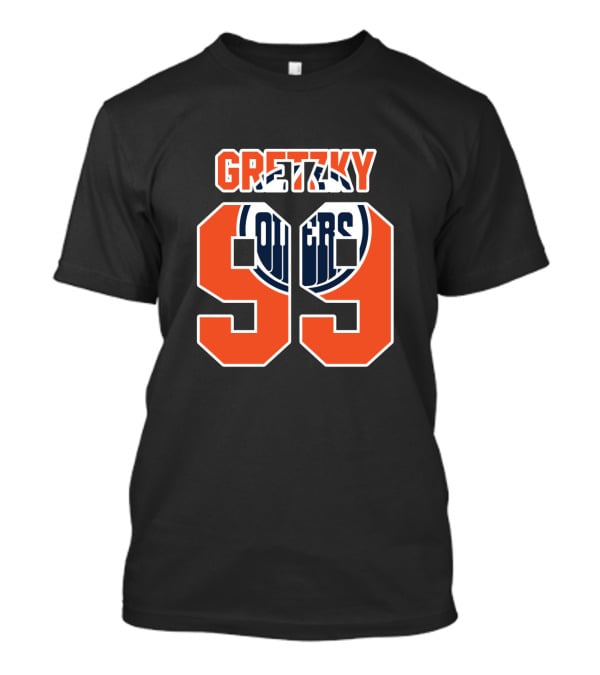 Gretzky 99 Edmonton Oilers NHL Hockey Legend T-Shirt