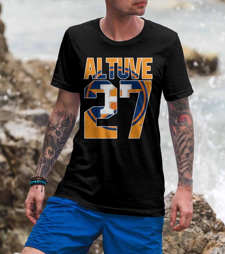 Altuve 27 Houston Astros Baseball T-Shirt