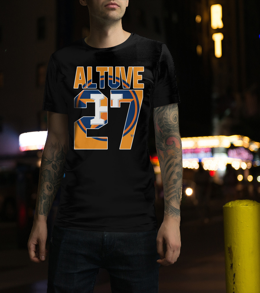 Altuve 27 Houston Astros Baseball T-Shirt