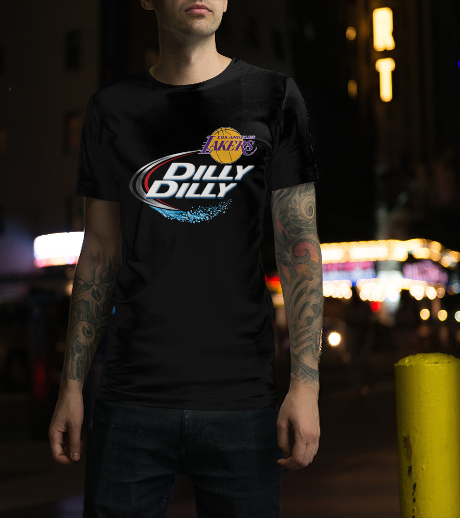 Los Angeles Lakers Dilly Dilly Fan Celebration Basketball T-Shirt