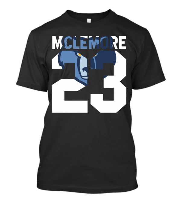 Memphis Grizzlies Ben Mclemore 23 Number T-Shirt