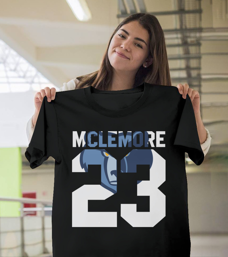 Memphis Grizzlies Ben Mclemore 23 Number T-Shirt