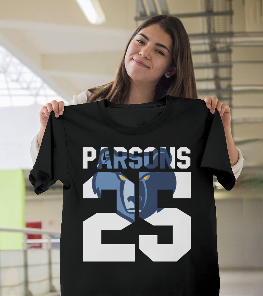 Parsons 25 Memphis Grizzlies Bear T-Shirt