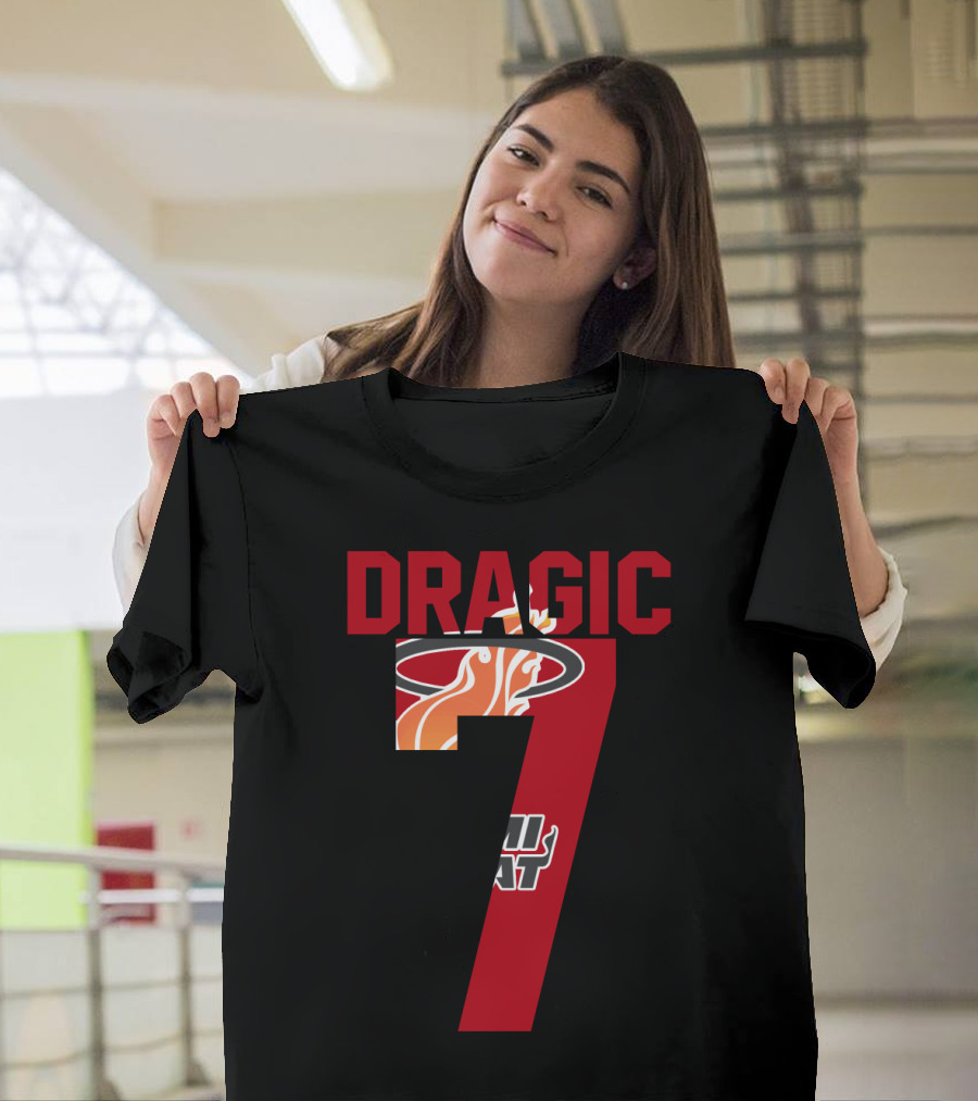 Goran Dragic Number 7 Miami Heat T-Shirt