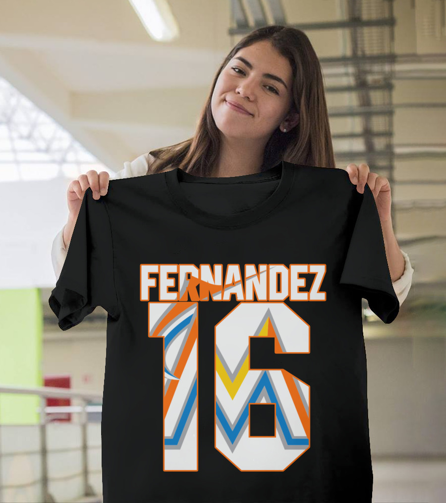 Fernandez 16 Miami Marlins T-Shirt