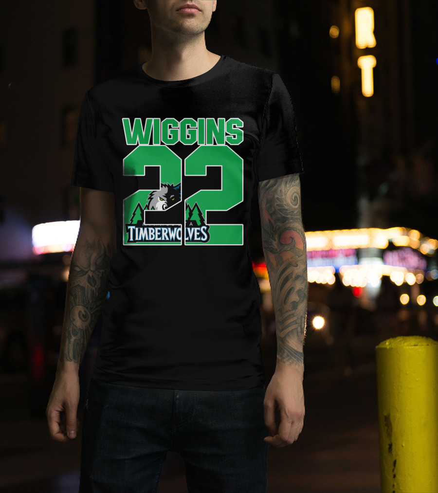 Wiggins 22 Minnesota Timberwolves T-Shirt