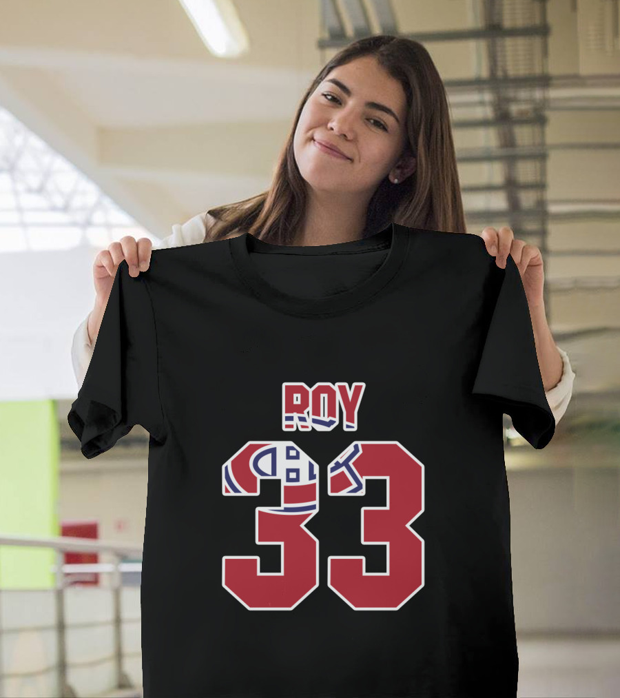 Montreal Canadiens Roy 33 NHL Hockey Fans T-Shirt