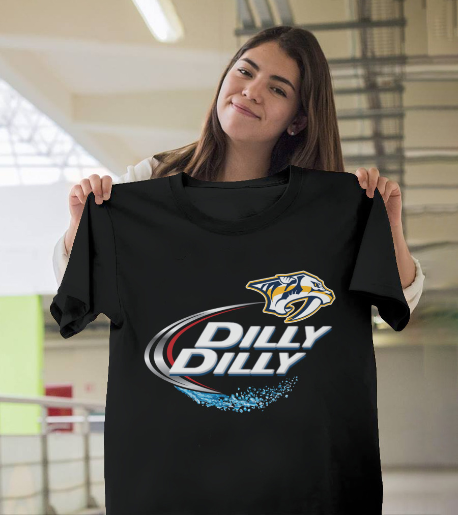 Nashville Predators Dilly Dilly Logo For NHL Fan T-Shirt