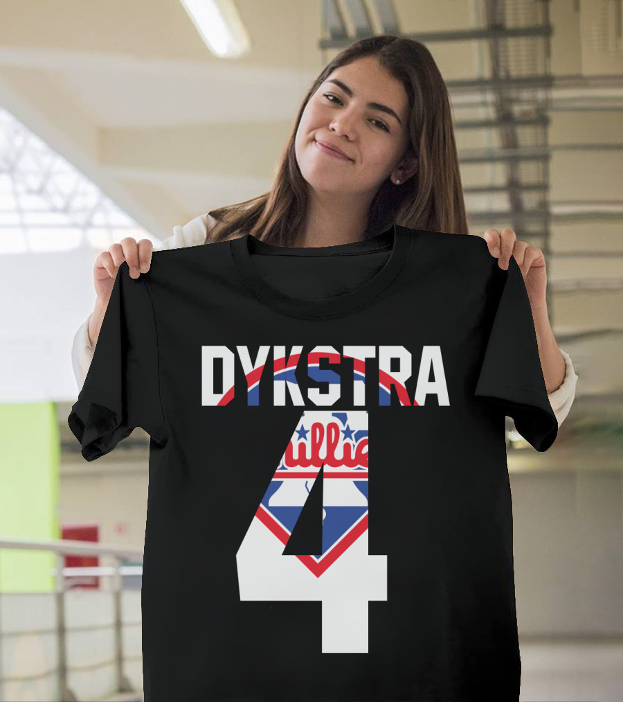 Dykstra 4 Phillies Iconic Philadelphia Baseball Nostalgia T-Shirt