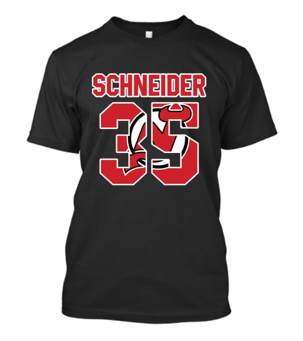 New Jersey Devils Cory Schneider 35 NHL Hockey T-Shirt