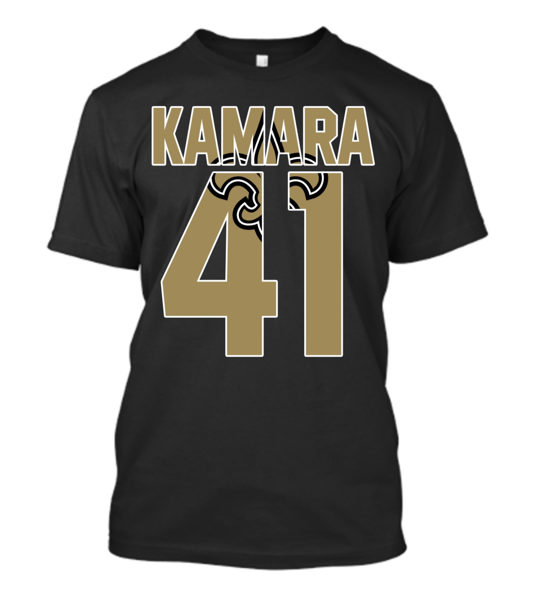 New Orleans Saints Alvin Kamara 41 Fleur-De-Lis T-Shirt