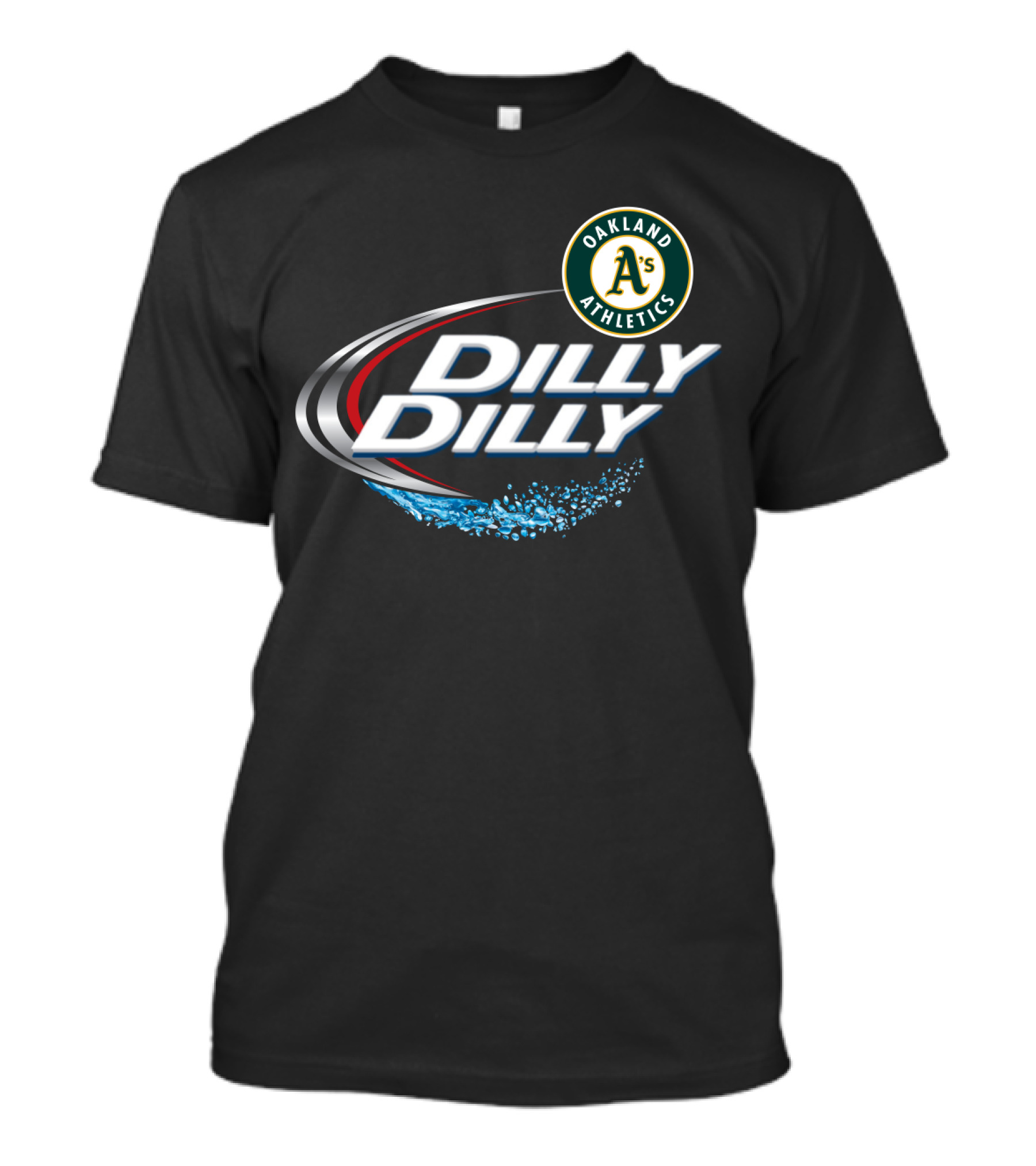 Oakland Athletics Dilly Dilly Fast Splash Logo T-Shirt