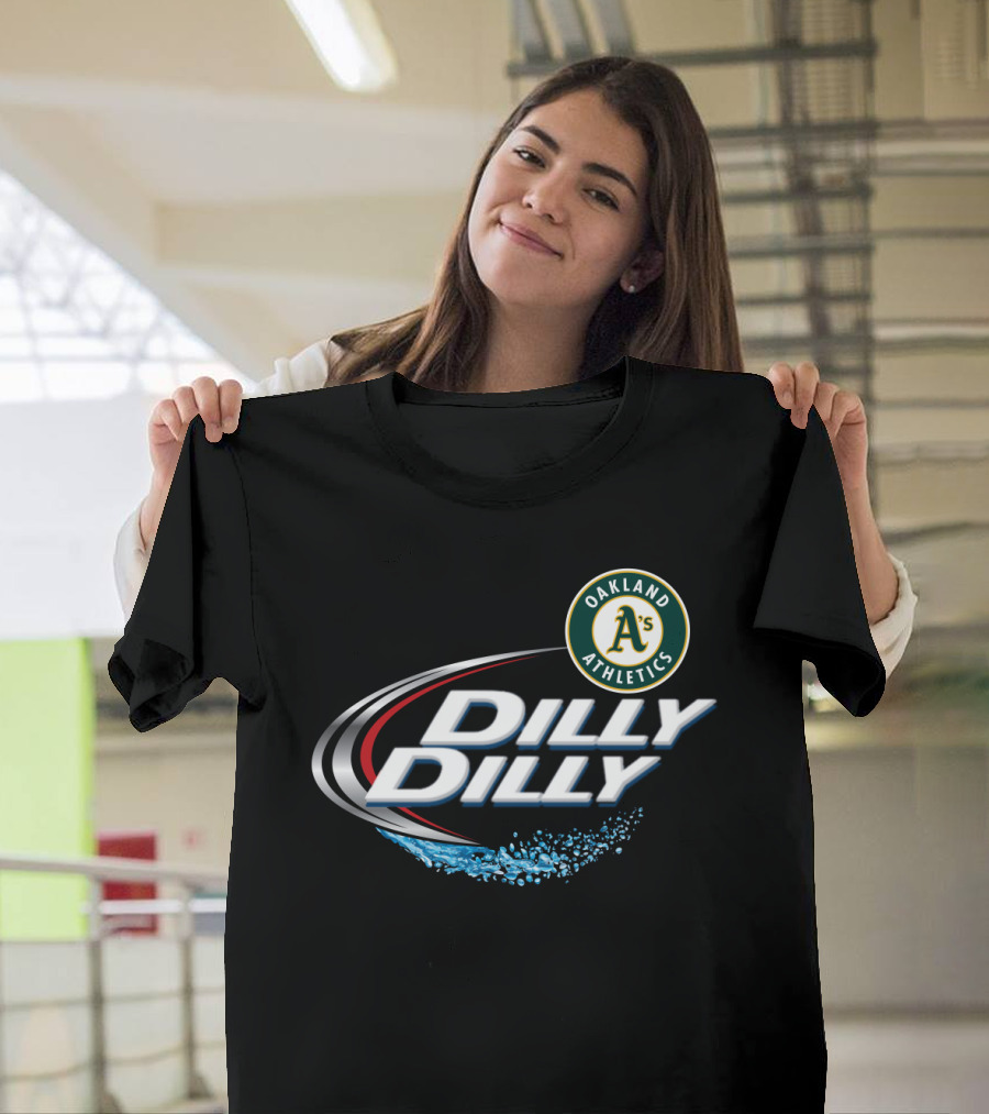 Oakland Athletics Dilly Dilly Fast Splash Logo T-Shirt