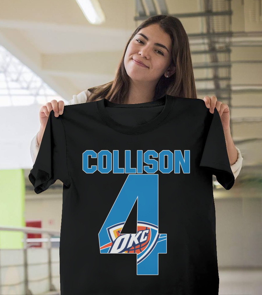 Collison 4 Okc Thunder Nba T-Shirt
