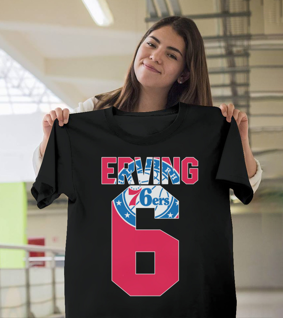 Philadelphia 76ers Erving 6 Nba T-Shirt
