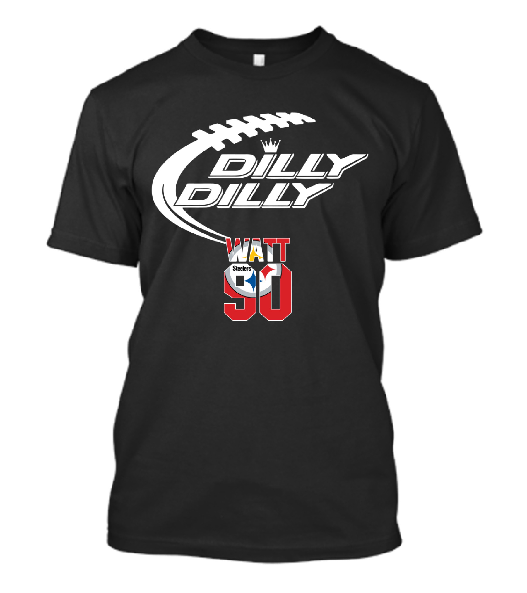 Pittsburgh Steelers T.j. Watt 90 Dilly Dilly Football T-Shirt