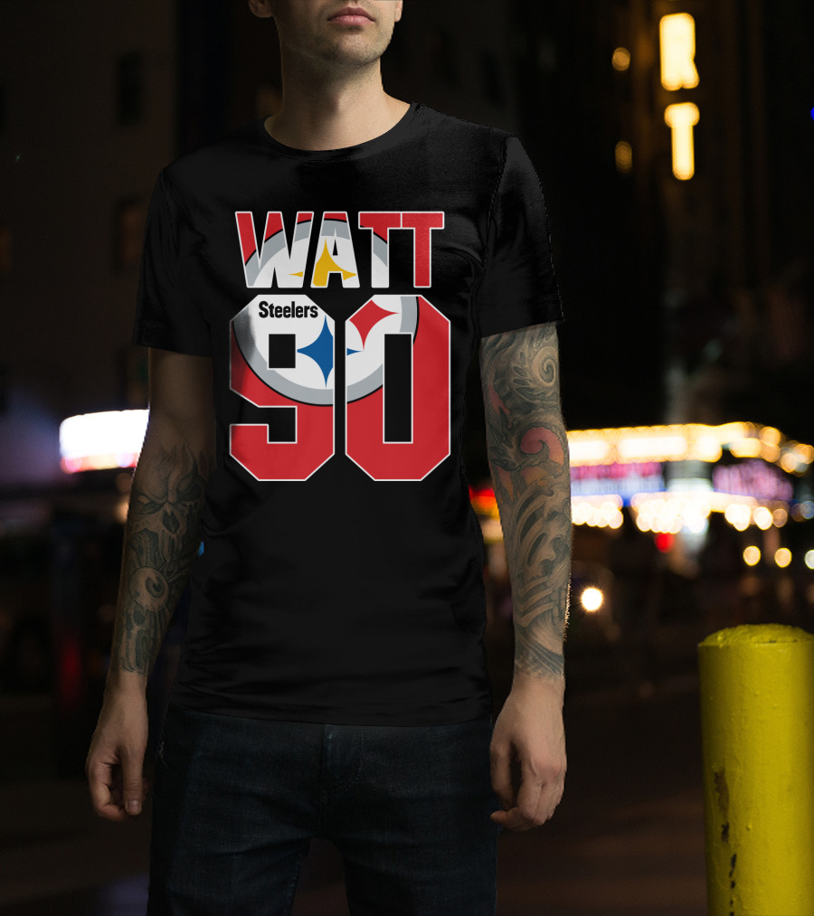 Watt 90 Steelers Pittsburgh T.j. Game Jersey T-Shirt
