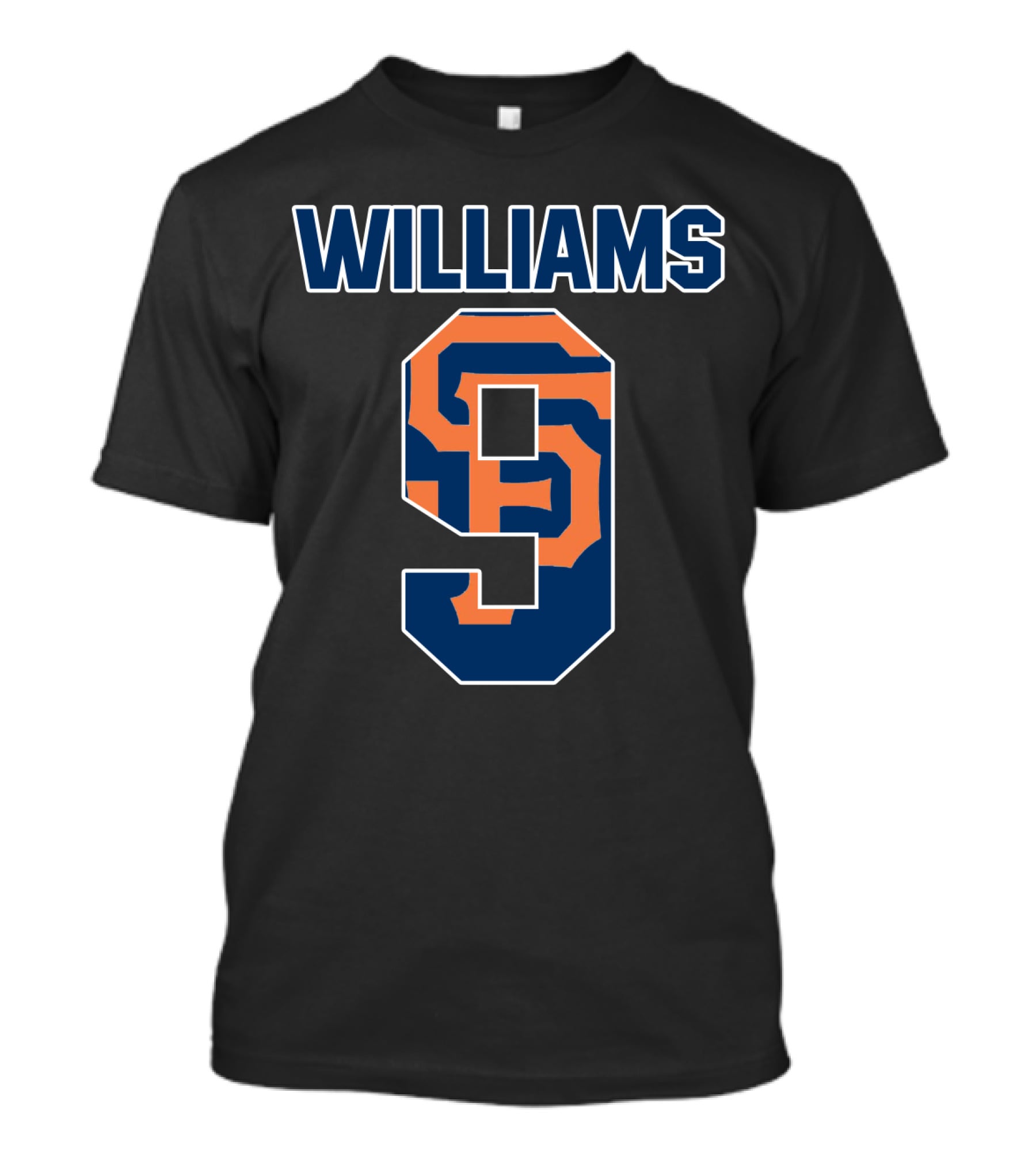San Francisco Giants Williams 9 Baseball Player Jersey T-Shirt