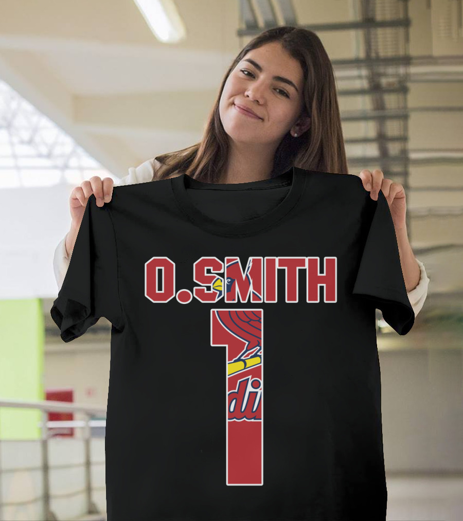 O. Smith 1 St. Louis Cardinals Jersey T-Shirt
