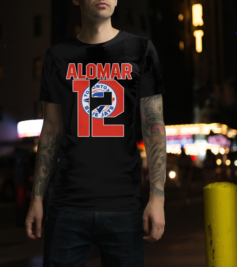 Toronto Blue Jays Alomar 12 Jersey T-Shirt