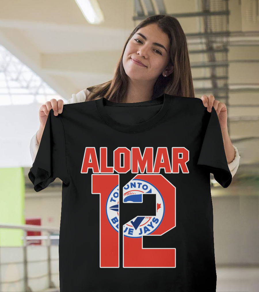 Toronto Blue Jays Alomar 12 Baseball Icon Jersey T-Shirt