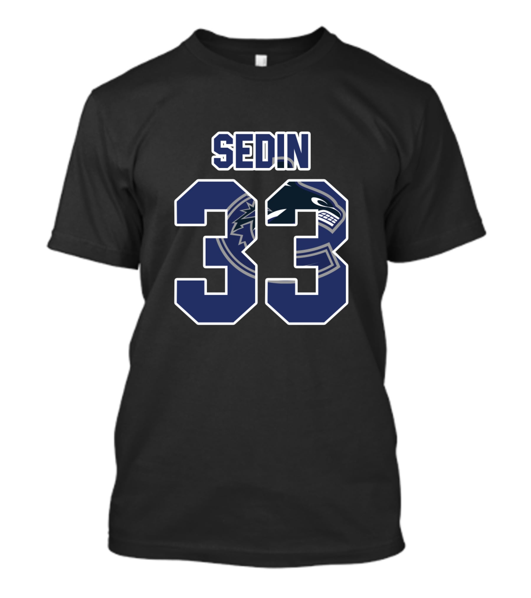 Vancouver Canucks Henrik Sedin 33 Nhl T-Shirt
