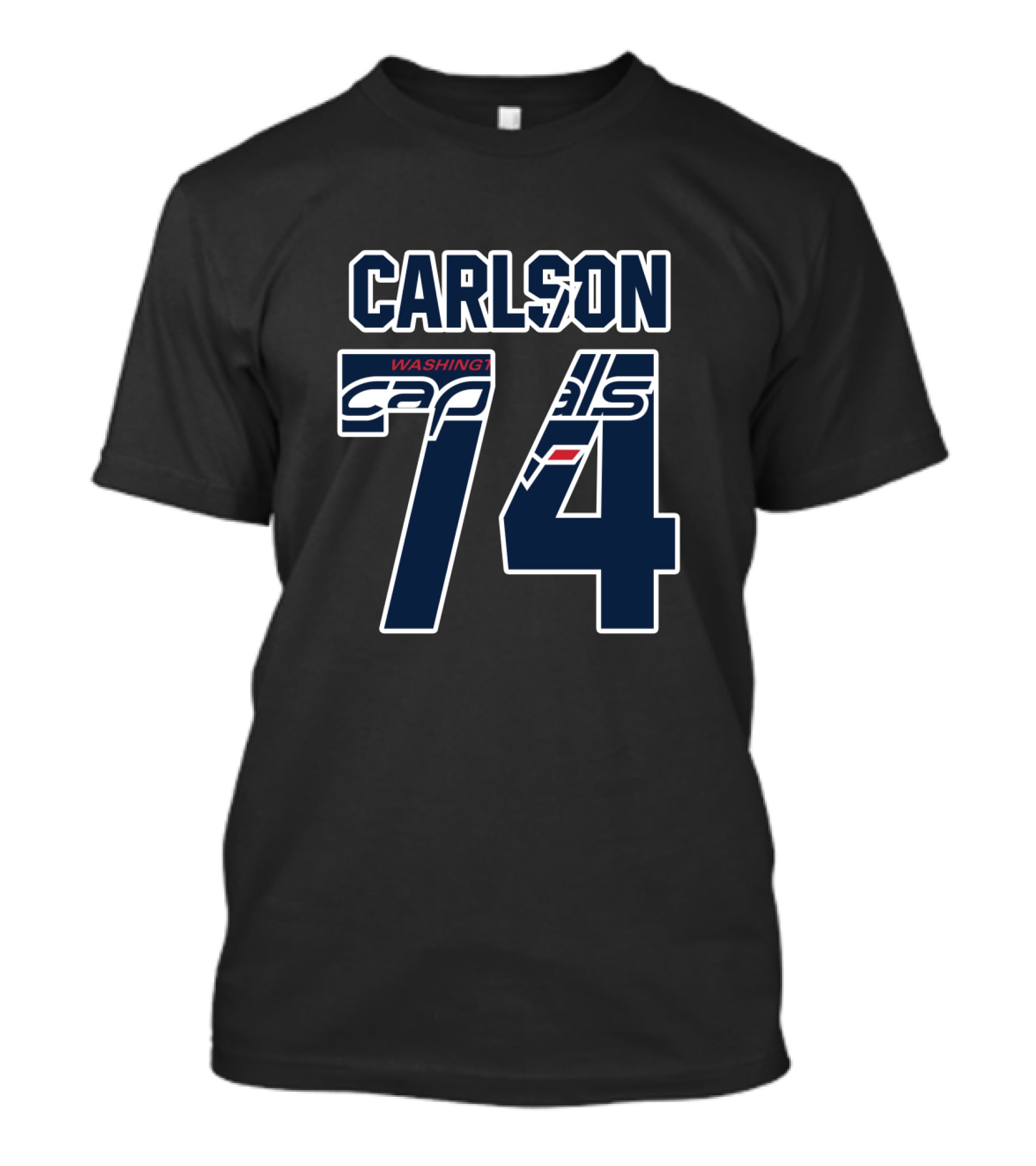 Carlson 74 Washington Capitals NHL Jersey Print T-Shirt