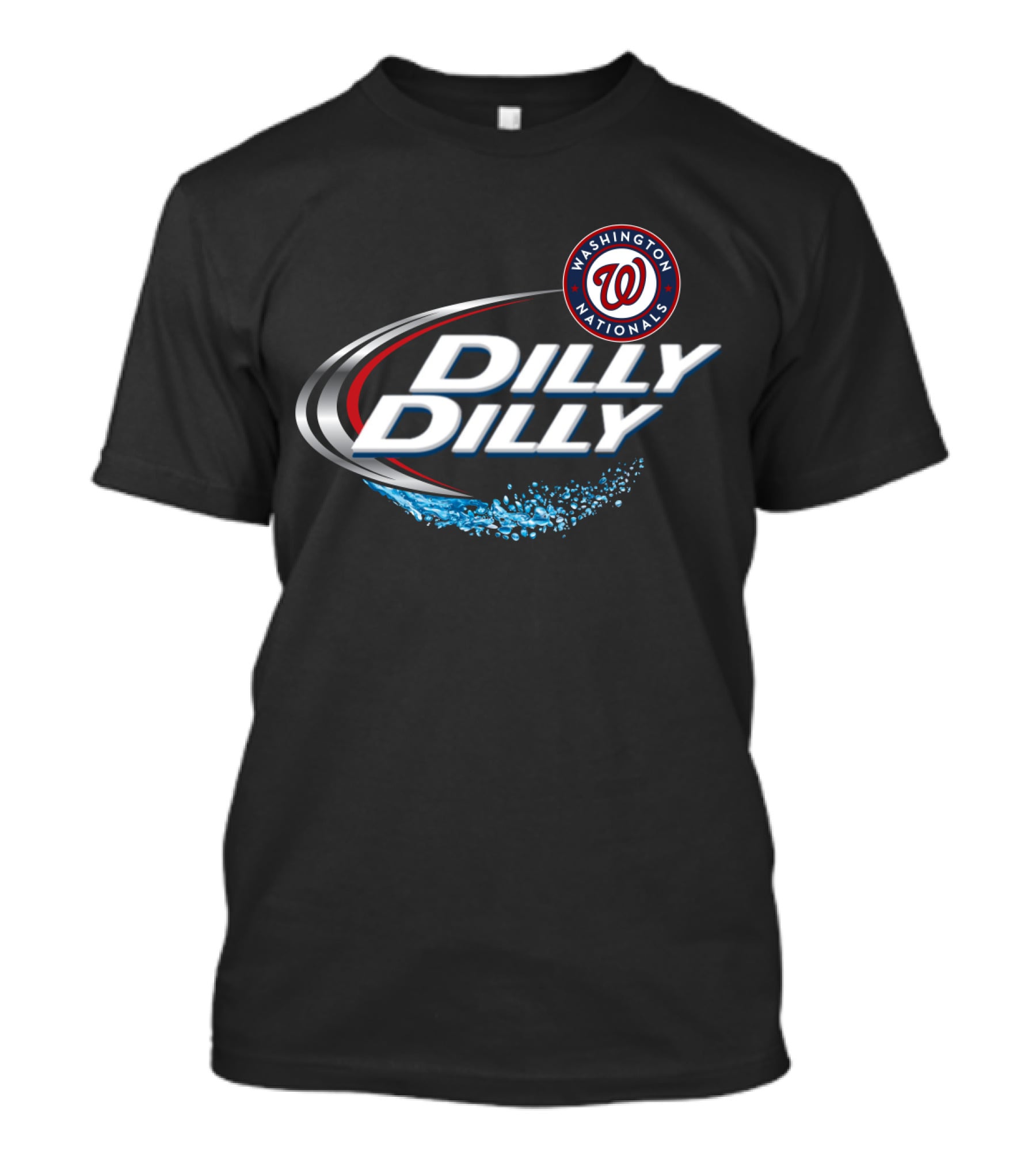 Washington Nationals Dilly Dilly Logo Splash T-Shirt