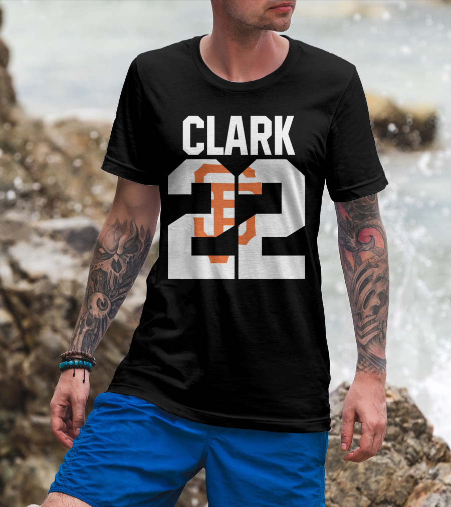 Clark 22 San Francisco Giants 1989 T-Shirt