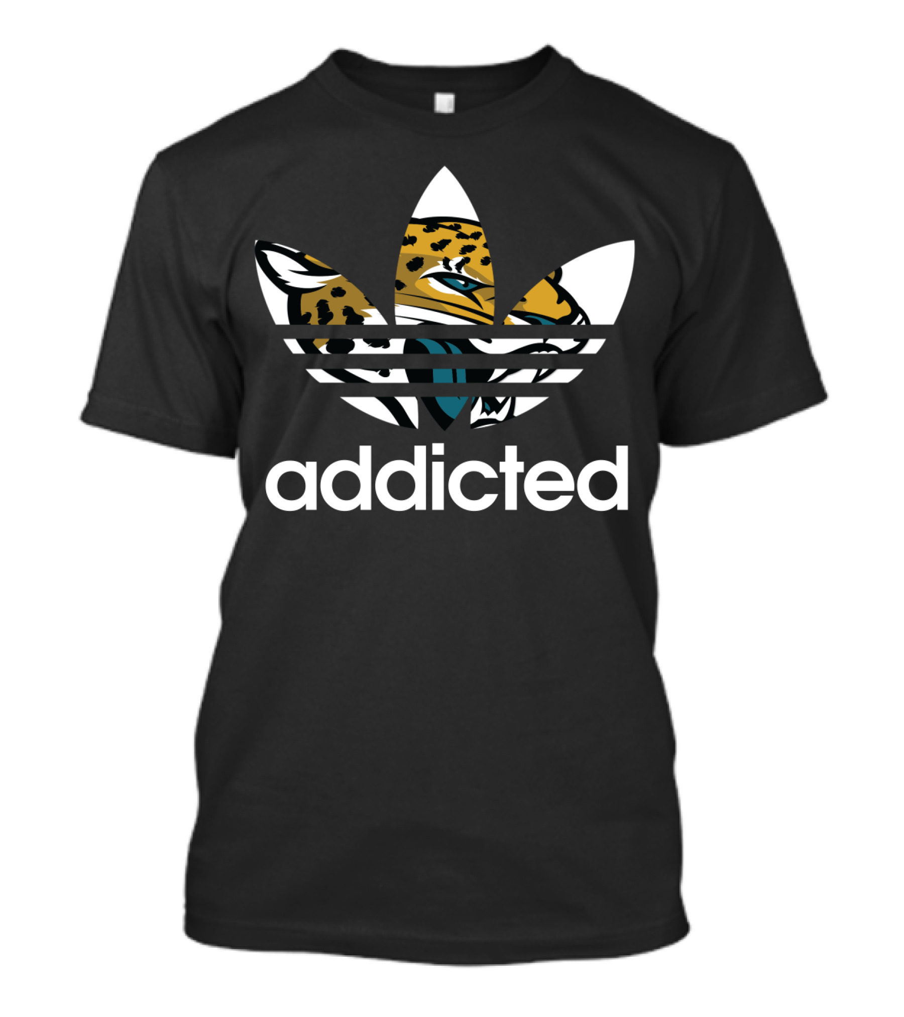 Jacksonville Jaguars Addicted Nfl Fan T-Shirt