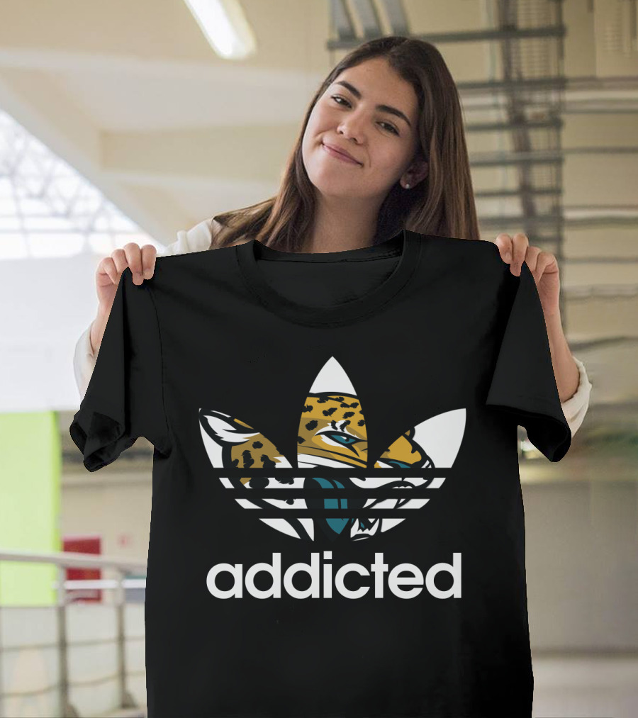 Jacksonville Jaguars Addicted Nfl Fan T-Shirt