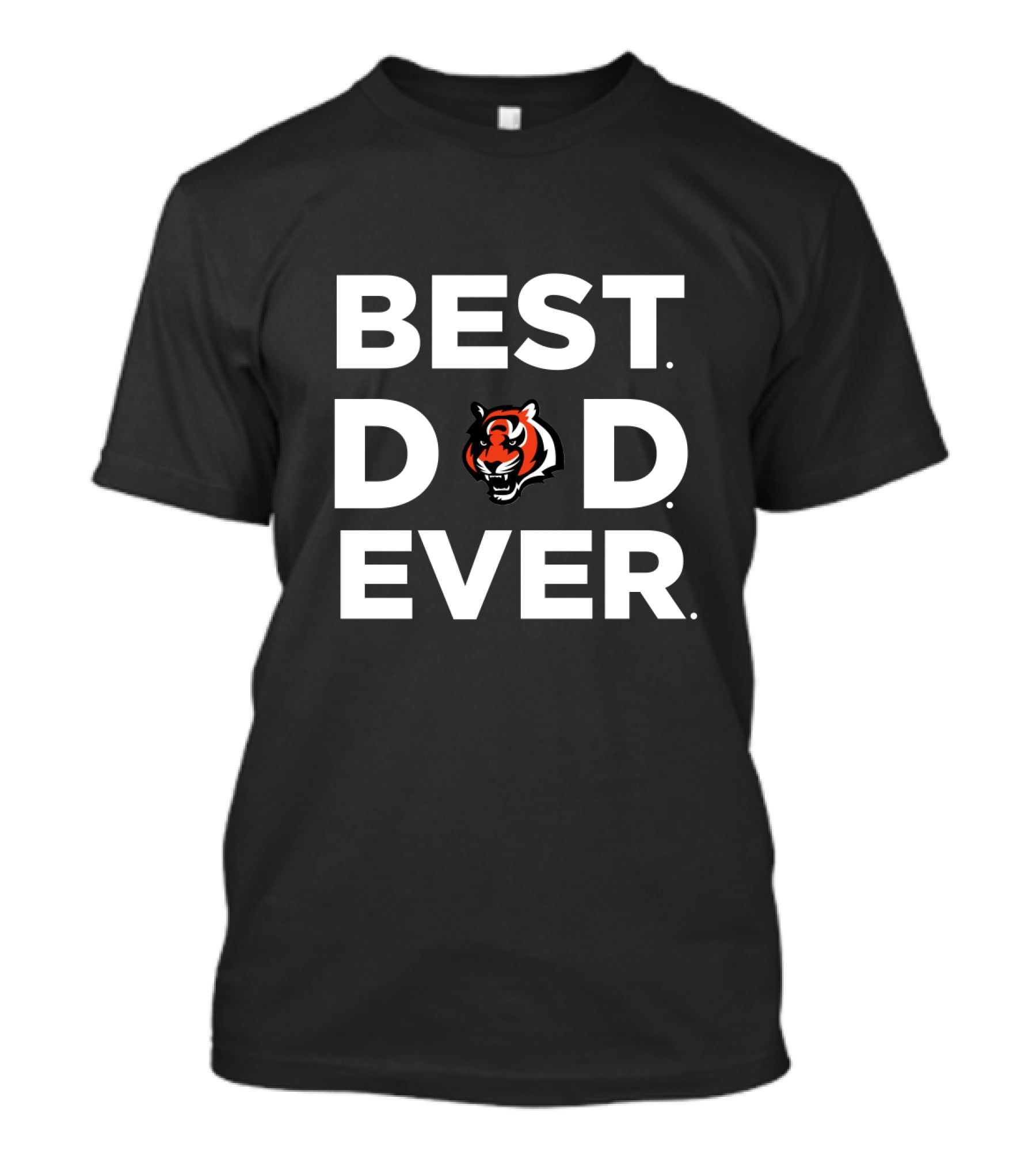 Best Cincinnati Bengals Dad Ever Tiger T-Shirt
