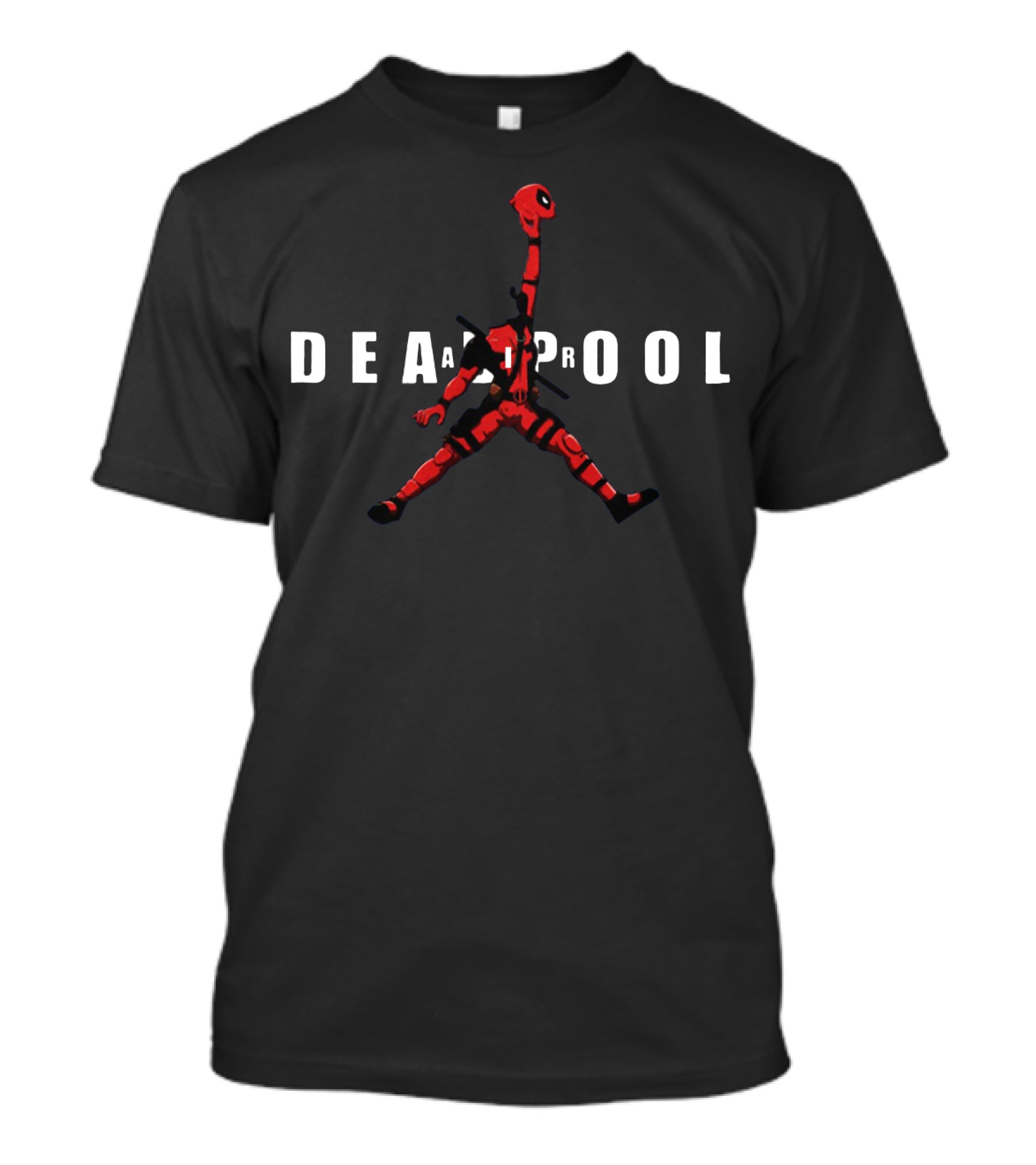 Deadpool Jumpman Parody Basketball T-Shirt
