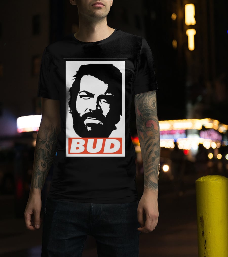 Bud Spencer Tribute Graphic Blockface T-Shirt