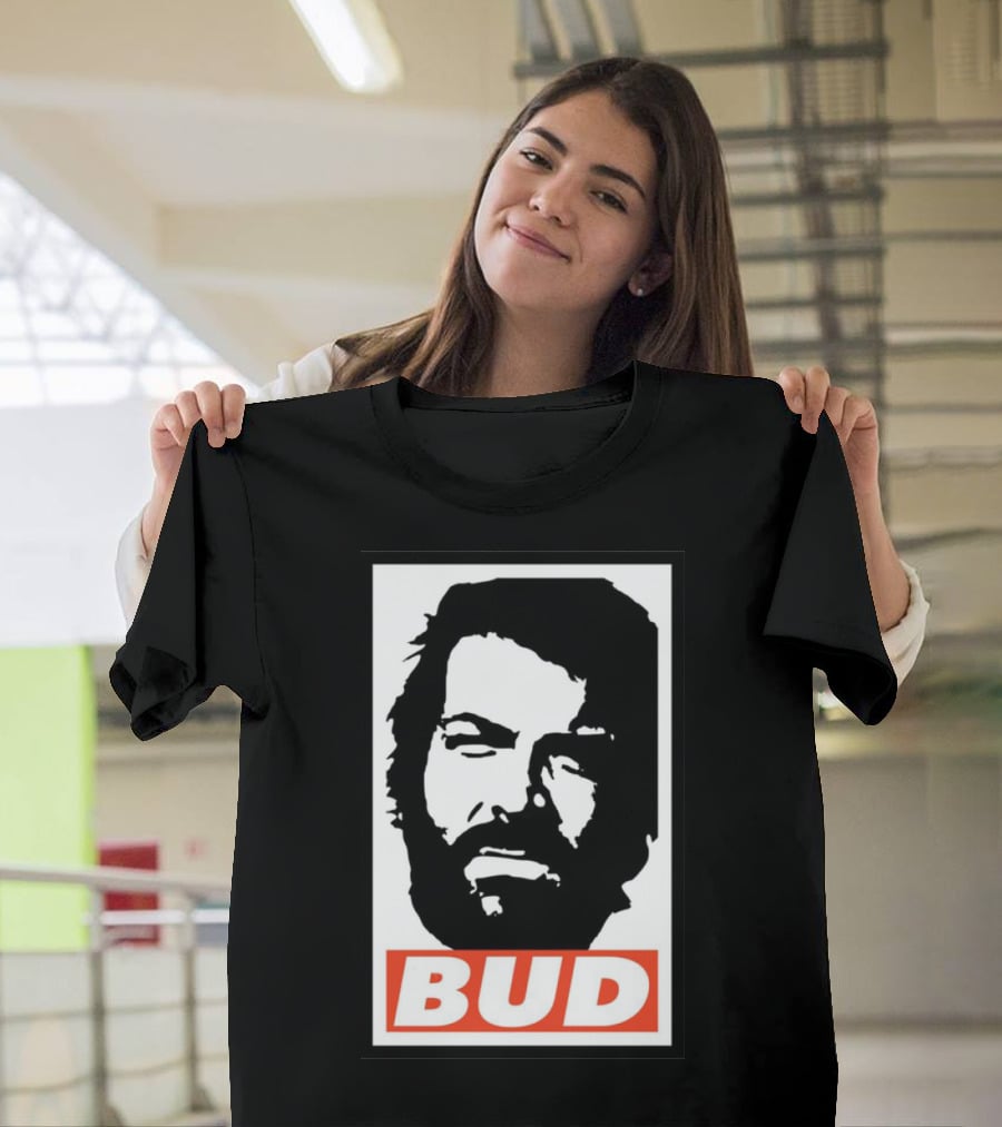 Bud Spencer Tribute Graphic Blockface T-Shirt