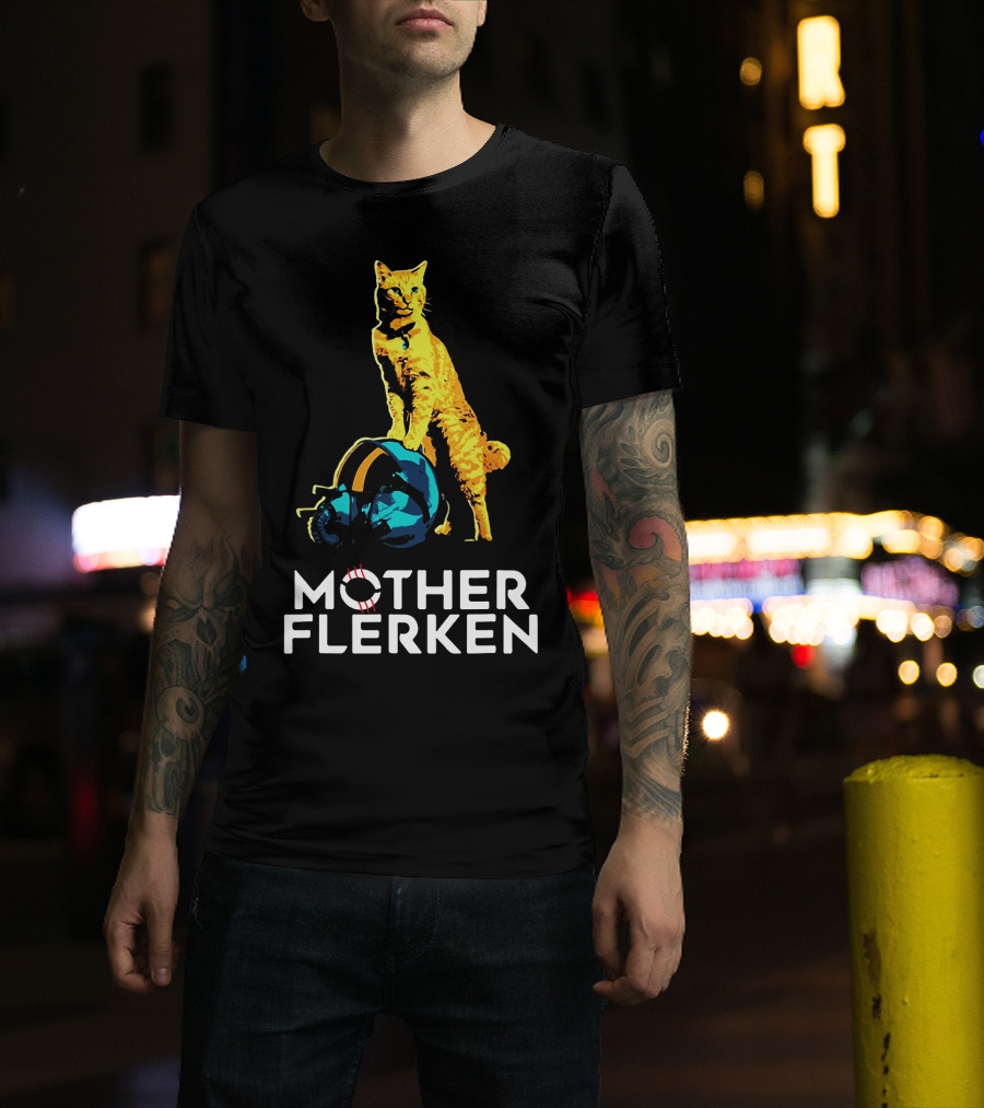 Mother Flerken Cat With Goose Helmet Marvel Fan T-Shirt