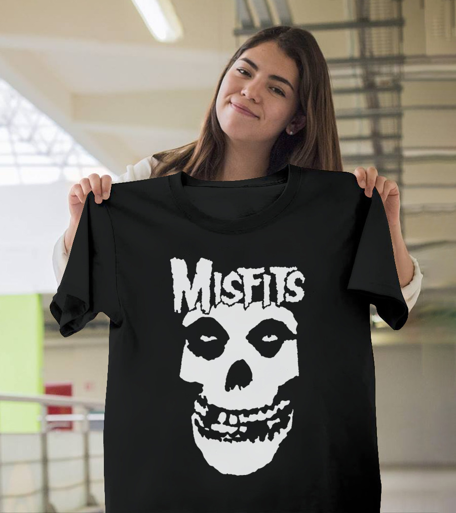 Misfits Fiend Skull Iconic Punk Rock Band T-Shirt