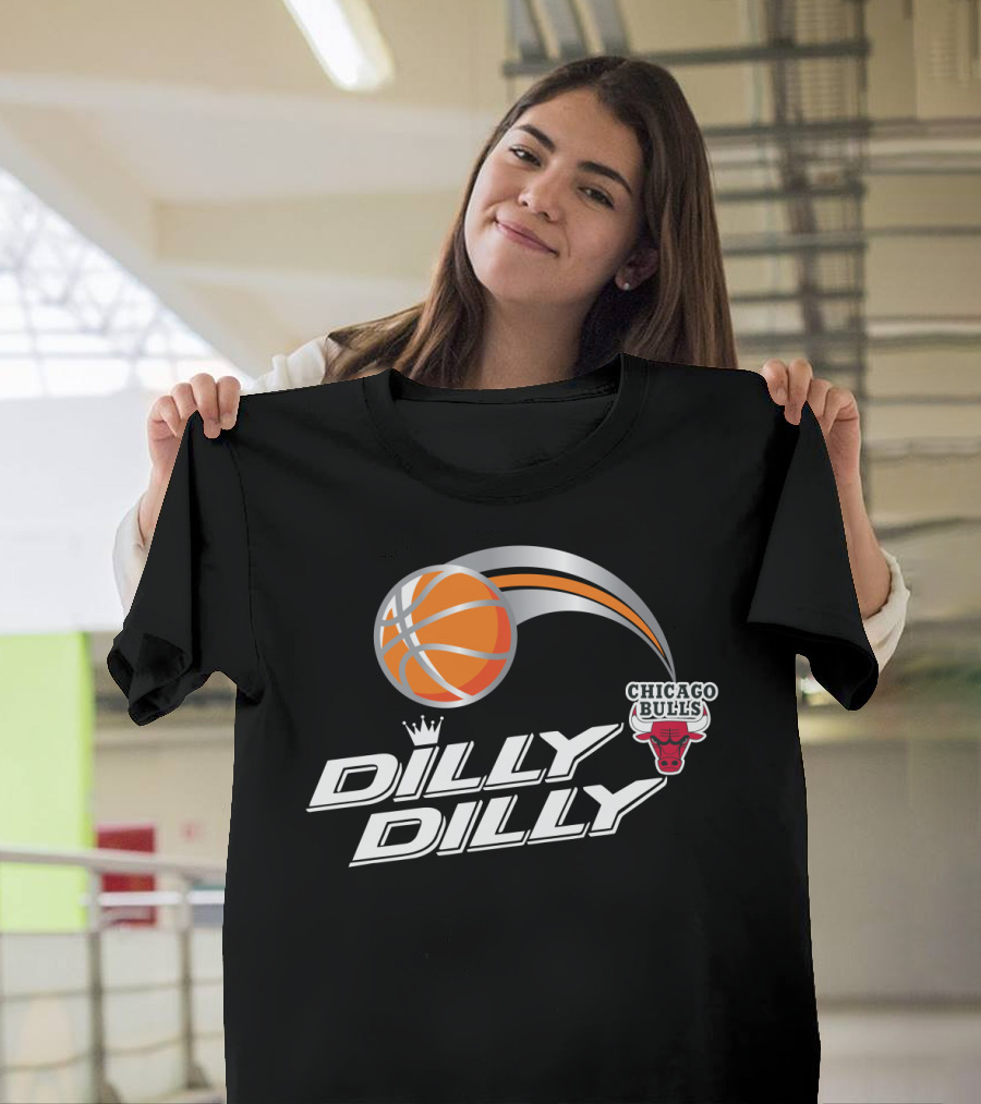 Chicago Bulls Dilly Dilly Basketball With Crown And Ball T-Shirt