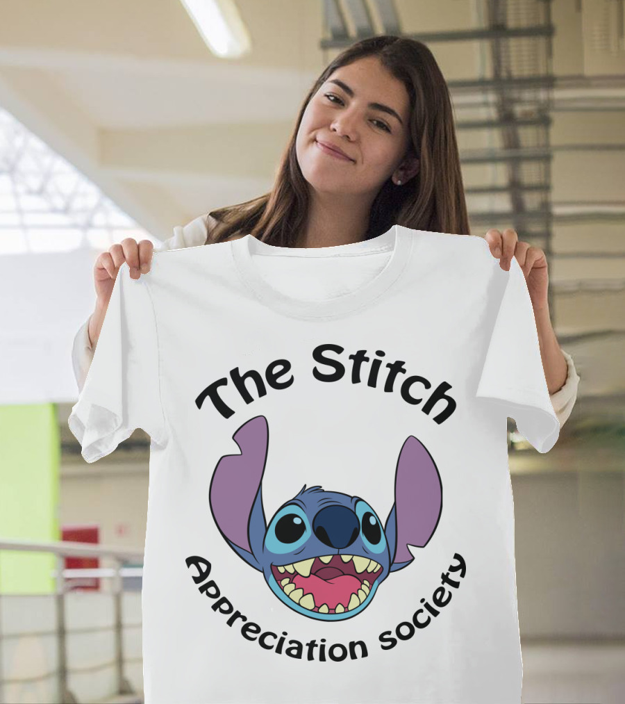 The Stitch Appreciation Society Lilo And Stitch Fandom Club Emblem T-Shirt