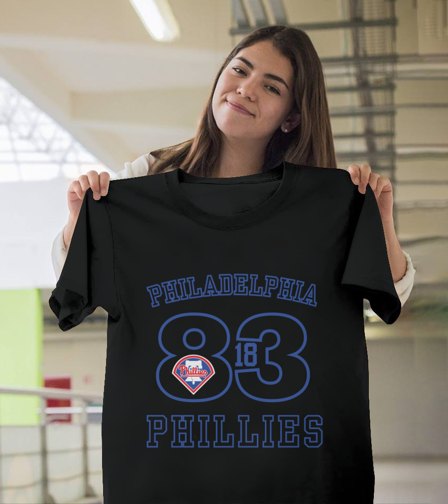 Philadelphia Phillies 1883 Retro Team Logo and Classic T-Shirt