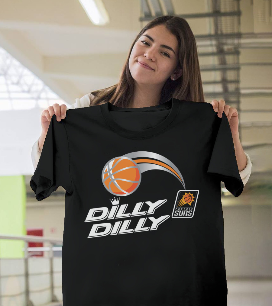 Phoenix Suns Dilly Dilly Basketball Logo With Crown And Hoop T-Shirt