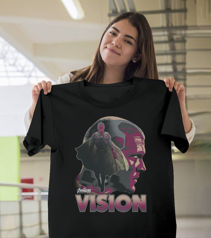 Avengers Vision Profile Infinity War T-Shirt