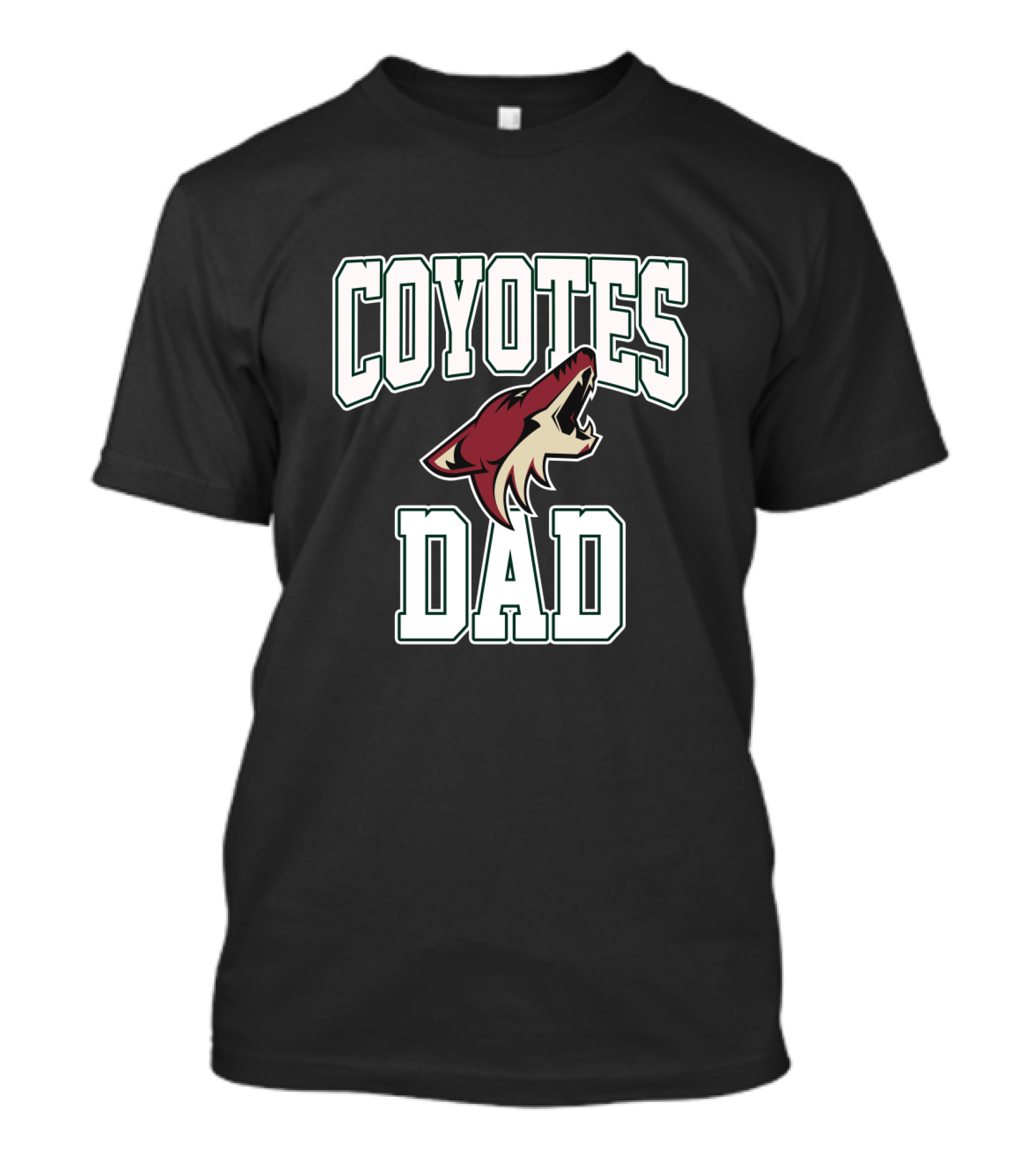 Arizona Coyotes Dad Fan Logo T-Shirt