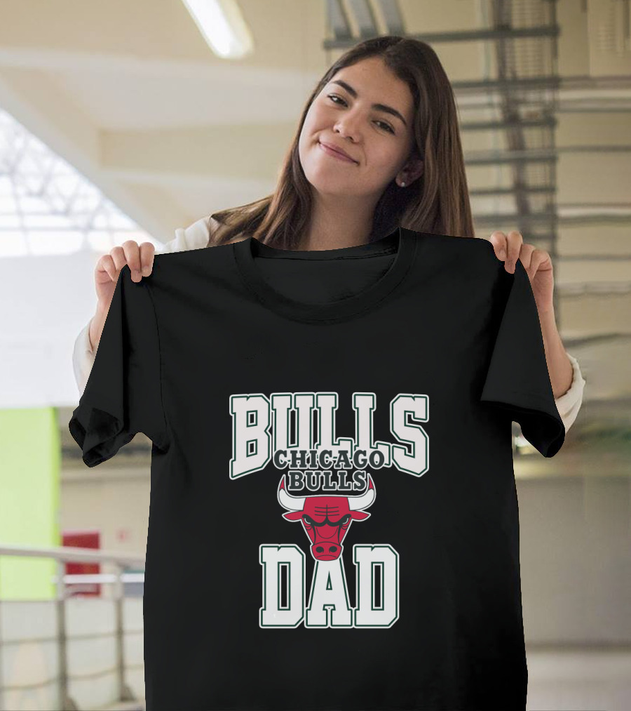 Chicago Bulls Best Dad Father's Day Bulls T-Shirt